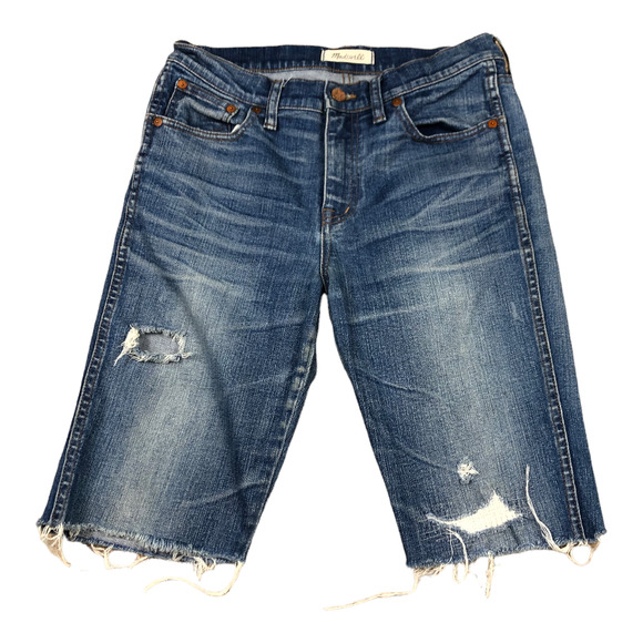 Madewell Pants - MADEWELL Distressed Cut Off Jean Shorts Size 29